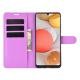 Galaxy A42      Pu Wallet Case    [Purple]