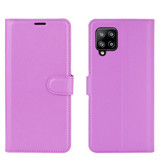 Galaxy A42      Pu Wallet Case    [Purple]
