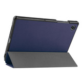 Samsung Galaxy Tab A8 10.5 (2021) X200    Tri-Fold PU Case    Navy