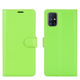 Galaxy M51      Pu Wallet Case    [Green]