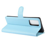 Galaxy Note 20      Pu Wallet Case    [Lightblue]