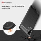 Samsung Galaxy S20 Plus      Carbon Fibre Case    Red