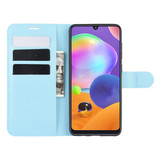Galaxy A31      Pu Wallet Case    [Lightblue]