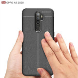 OPPO A5 2020/A9 2020 Leather Texture Case Navy