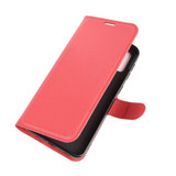 Galaxy M31      Pu Wallet Case    [Red]