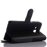 Galaxy J3 2016      Pu Wallet Case    [Black]