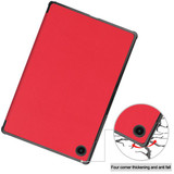Samsung Galaxy Tab A8 10.5 (2021) X200    Tri-Fold PU Case    Red