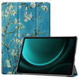 Samsung Galaxy Tab S9FE+ X610    Designer Tri-Fold Case      PlumTree