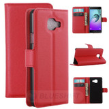 Galaxy A3 2016      Pu Wallet Case    [Red]