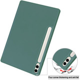Samsung Galaxy Tab S9+ X810    Tri-Fold PU Case    Teal