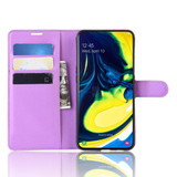 Galaxy A80/A90      Pu Wallet Case    [Purple]