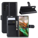 Galaxy Note 10      Pu Wallet Case    [Black]