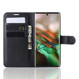 Galaxy Note 10      Pu Wallet Case    [Black]