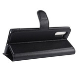 Galaxy Note 10      Pu Wallet Case    [Black]