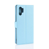 Galaxy Note 10 Plus      Pu Wallet Case    [Lightblue]