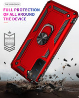 Samsung Galaxy S21      Military Armour Case    Red
