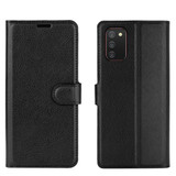 Galaxy A02S      Pu Wallet Case    [Black]