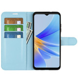 Oppo A17      Pu Wallet Case    [Lightblue]