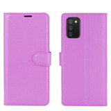 Galaxy A02S      Pu Wallet Case    [Purple]