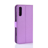 Galaxy A70      Pu Wallet Case    [Purple]