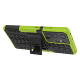 Samsung Galaxy S21 Ultra      Heavy Duty Case    Green
