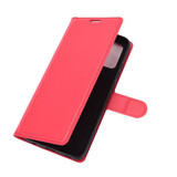 Galaxy A02S      Pu Wallet Case    [Red]