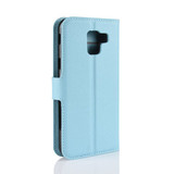 Galaxy J6      Pu Wallet Case    [Lightblue]