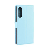 Galaxy A90 5G      Pu Wallet Case    [Lightblue]