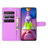 Galaxy M51      Pu Wallet Case    [Purple]