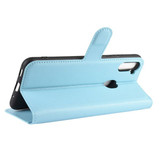Galaxy A11      Pu Wallet Case    [Lightblue]