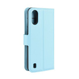 Galaxy A01      Pu Wallet Case    [Lightblue]