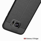 Samsung Galaxy S7 Edge      Leather Texture Case    Navy