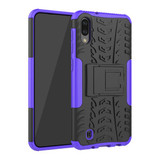 Samsung Galaxy A10      Heavy Duty Case    Purple