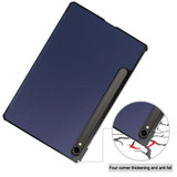 Samsung Galaxy Tab S9 X710    Tri-Fold PU Case    Navy