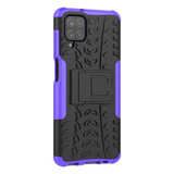 Samsung Galaxy A12      Heavy Duty Case    Purple
