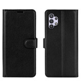 Galaxy A32 4G      Pu Wallet Case    [Black]