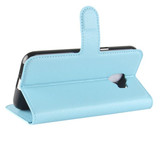 Galaxy J2 Core      Pu Wallet Case    [Lightblue]