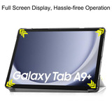 Samsung Galaxy Tab A9+ X210    Designer Tri-Fold Case      LazyCat
