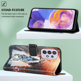 Samsung Galaxy A23      Designer PU Case      Cat&Tiger