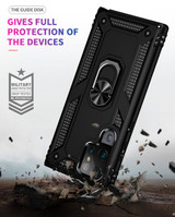 Samsung Galaxy S22 Ultra      Military Armour Ring Case    Black