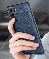 Samsung Galaxy S22+      Leather Texture Case    Navy