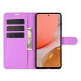 Galaxy A72      Pu Wallet Case    [Purple]