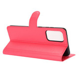 Galaxy A72      Pu Wallet Case    [Red]