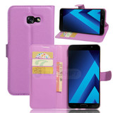 Galaxy A7 2017      Pu Wallet Case    [Purple]