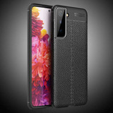 Samsung Galaxy S21      Leather Texture Case    Black