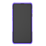 Samsung Galaxy S10 Plus      Heavy Duty Case    Purple