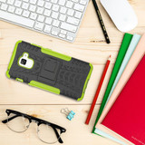 Samsung Galaxy A8 Plus 2018      Heavy Duty Case    Green