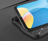 OPPO A15 Leather Texture Case Red