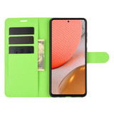 Galaxy A72      Pu Wallet Case    [Green]