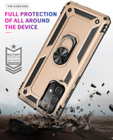 Samsung Galaxy A52s 5G      Military Armour Ring Case    Gold